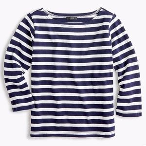 J. Crew Structured boatneck T-shirt (used)